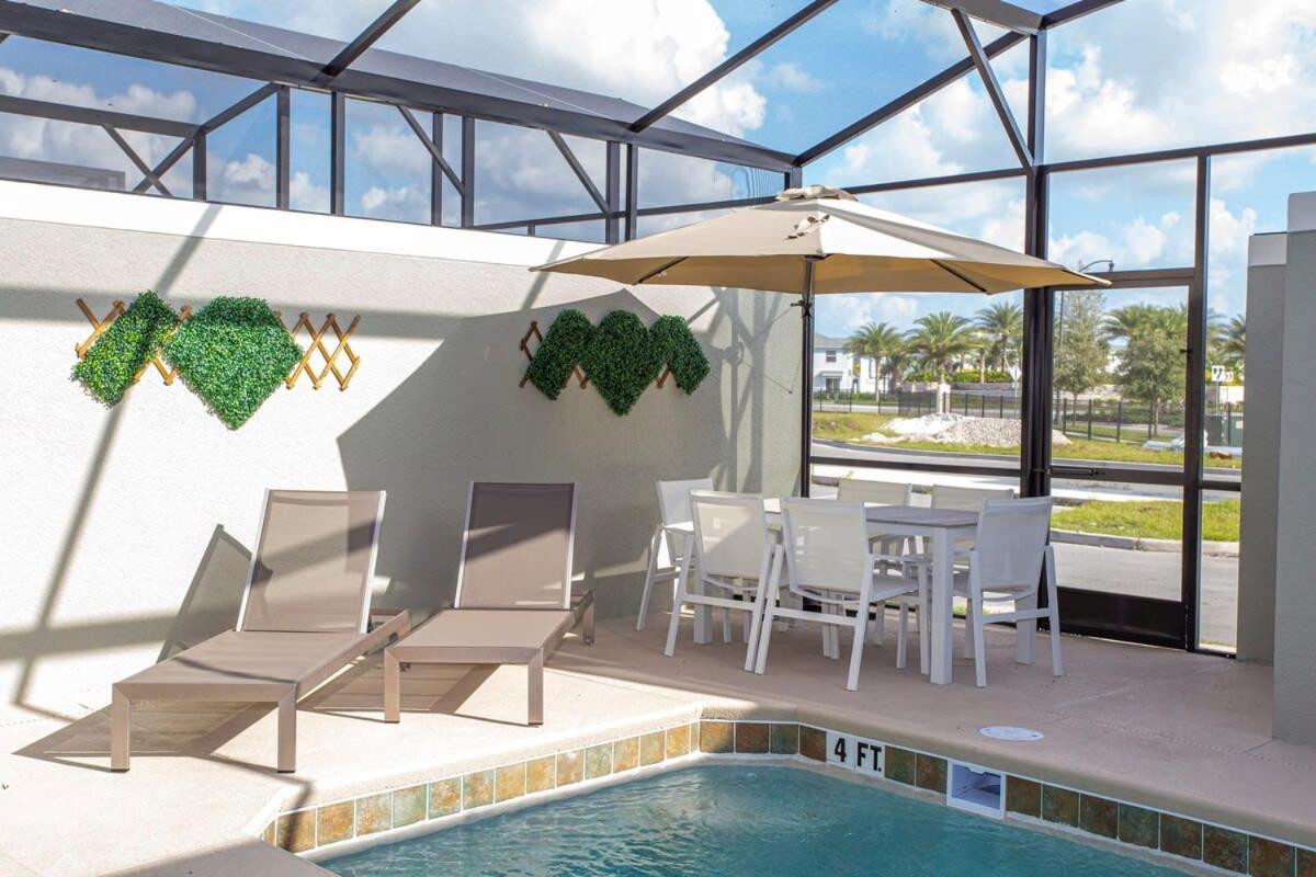 Gorgeous 4 Bedroom W/ Pool Close To Disney 4836 Kissimmee Kültér fotó